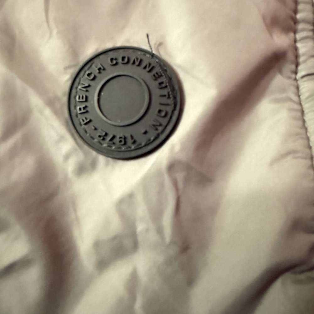 French Connection Women's Light Gray Puffer Coat size S - Picture 4 of 9